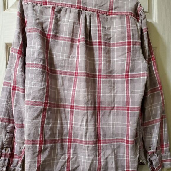 Levis button up mens size med standard fit plaid casual long sleeve button down - Picture 3 of 7